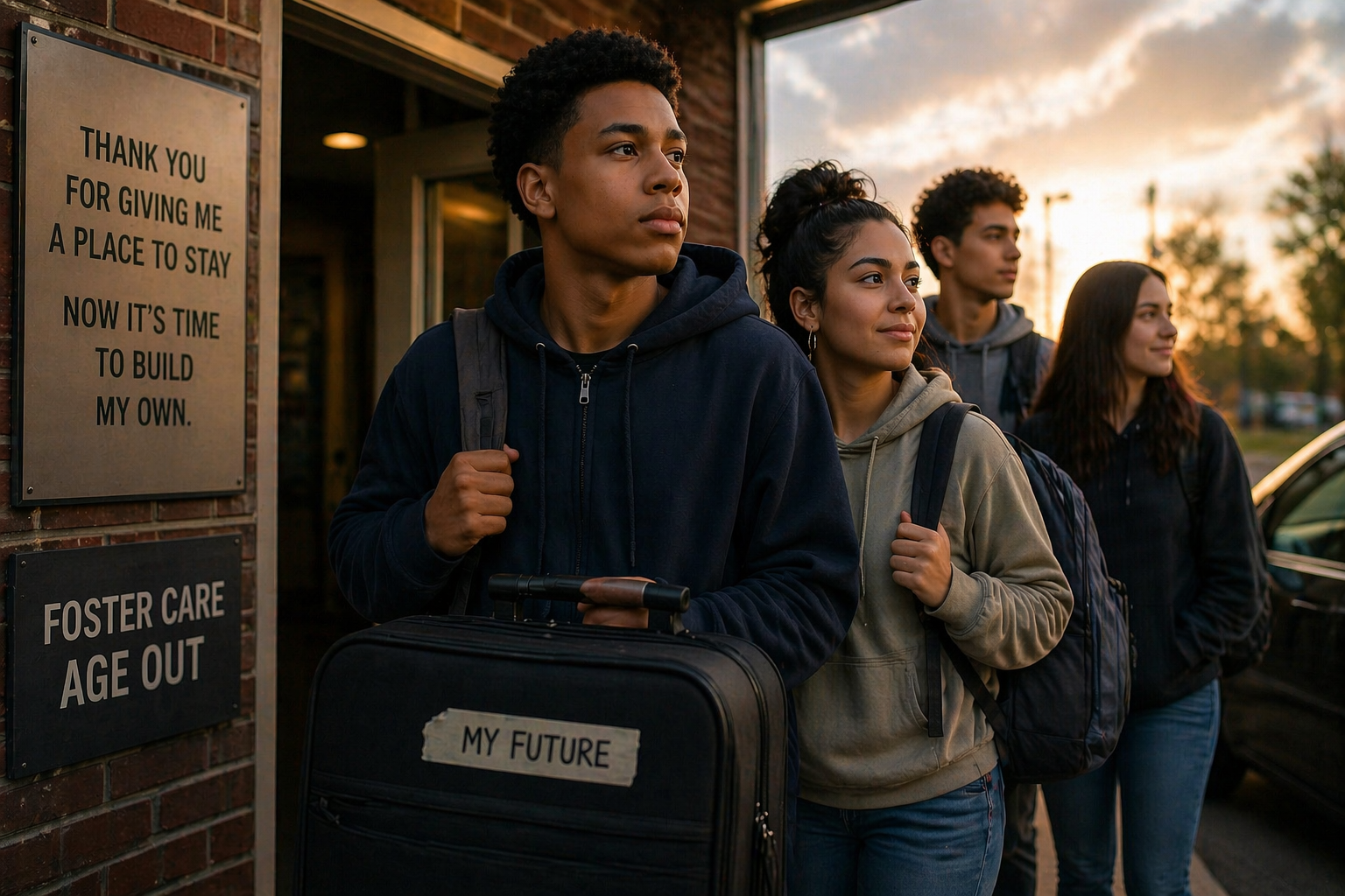 Youth aging out of foster care